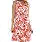 Womens Harlow & Rose Sleeveless Leaf Shift Dress - image 3