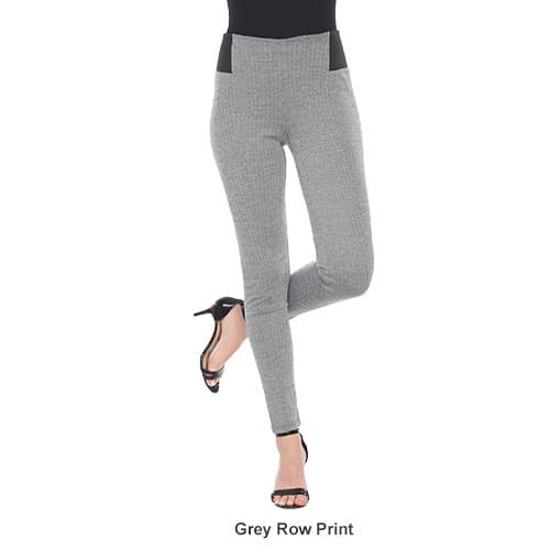 Womens White Mark Jacquard Slim Pants
