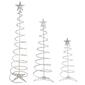 Northlight Seasonal Spiral Outdoor Christmas Trees - Set of 3 - image 1