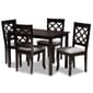 Baxton Studio Verner 5pc. Wood Dining Set - image 6