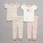 Baby Girl &#40;12-24M&#41; floral Threads&#40;R&#41; 4pc. Love Floral Pajama Set - image 1