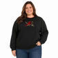 Plus Size Top Stitch by Morning Sun Cardinal Fleece Sweatshirt - image 1