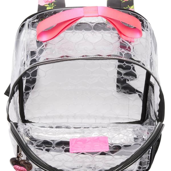 Betsey johnson store clear backpack