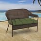 Jordan Manufacturing Veranda Hunter Wicker Settee Cushions - image 2
