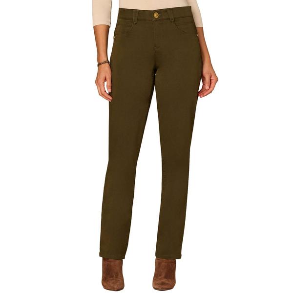Petite Democracy “Ab”solution® Mid Rise Straight Leg Jeans - image 