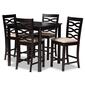 Baxton Studio Lanier 5pc. Wooden Pub Style Set - image 5