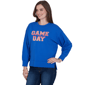 Womens Ruby Rd. Game of Luxe Game Day Graphic Terry Sweatshirt - image 3