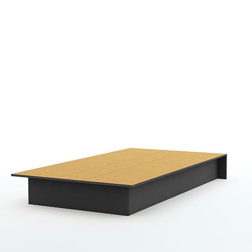 South Shore Libra Twin Platform Bed - Black
