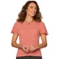 Womens Democracy Flounce Short Sleeve Round Neck Crochet Sweater - image 1