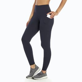 Fila Sport Black Gold Colorblock Capri Leggings Workout Running Gym Outdoor  M