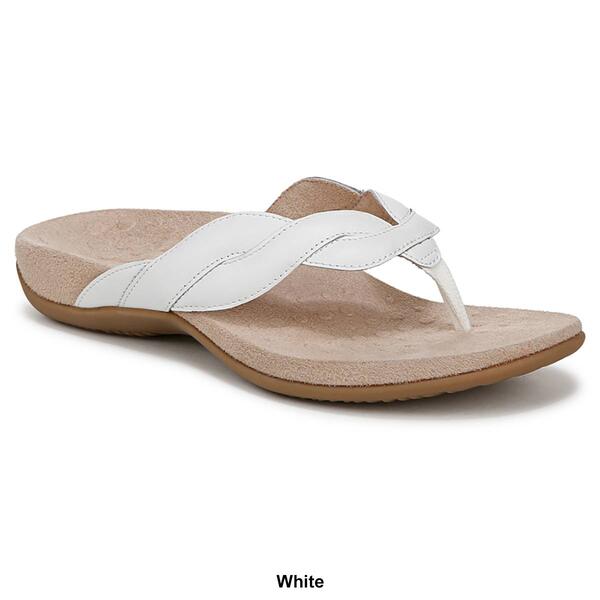 Womens Vionic&#174; Bella Braid Thong Sandals - image 