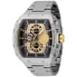 Mens Invicta Racing Black/Gold Dial Skeleton Quartz Watch - 49065 - image 1