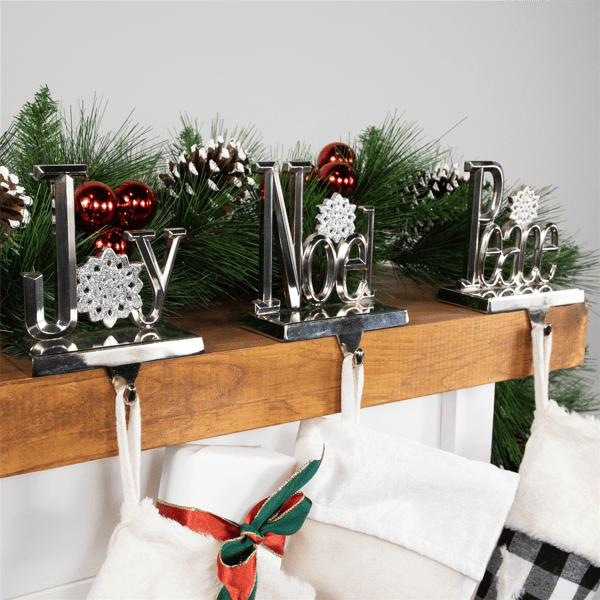 Northlight 3pc. Peace, Joy, & Noel Christmas Stocking Holders