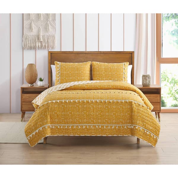 Home Retreat Pasadena Medallion Quilt Bedding Set - image 