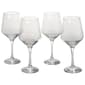 Home Essentials Red Series Set of 4 16.5oz. Wine Glasses - image 1