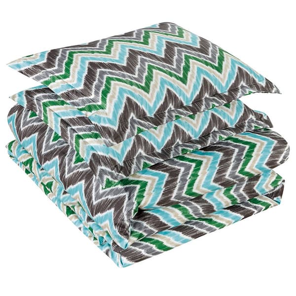 Bibb Home Darcy 4pc. Duvet & Down Alternative Comforter Set