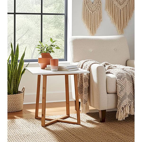 Fairway Avenue Home™ Bamboo Frame Square End Table