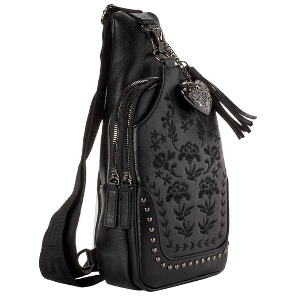 Sam & Hadley Embroidered Sling Crossbody