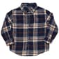 Boys (4-7) Architect(R) Jean Co. Flannel Shirt - Navy/Orange - image 1