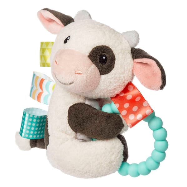 Taggies Buttercup Cow Teether Rattle - image 