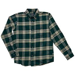Boys (8-20) Architect(R) Flannel Shirt - Green/Sand