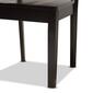 Baxton Studio Anila Dark Brown Finished Wood 5pc. Dining Set - image 6