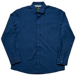 Mens Tom Baine Slim Fit Dress Shirt - Navy