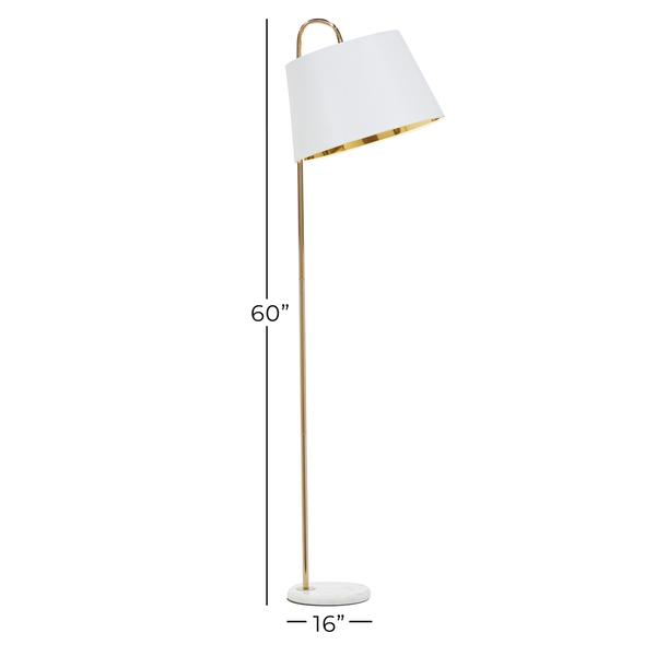 9th & Pike® Gold Metal Transitional Floor Lamp