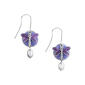 Silver Forest Silvertone Dragonfly Earrings - image 1