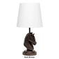 Simple Designs 17.25in. Decorative Chess Horse Table Lamp - image 8