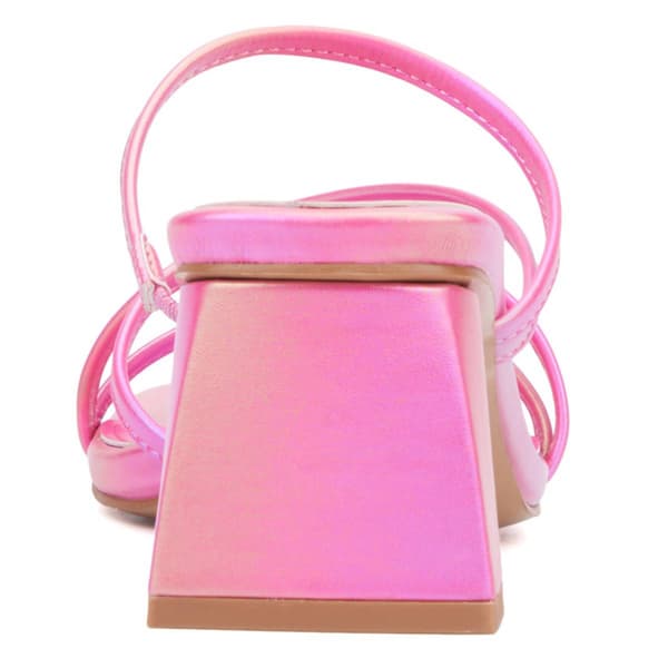 Womens Olivia Miller Limelight Strappy Slide Sandals
