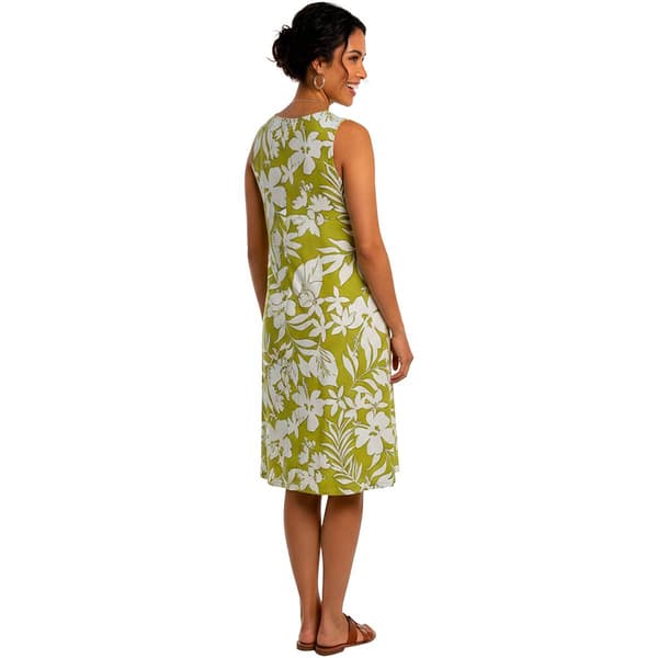 Womens Harlow & Rose Sleeveless Tropical Floral Shift Dress