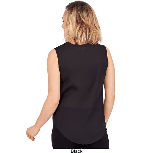 Womens Emaline Essentials  V-Neck Georgette Blouse