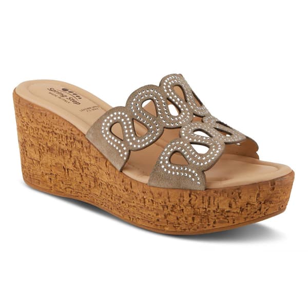 Womens Spring Step Mssteamy Slide Platform Sandals