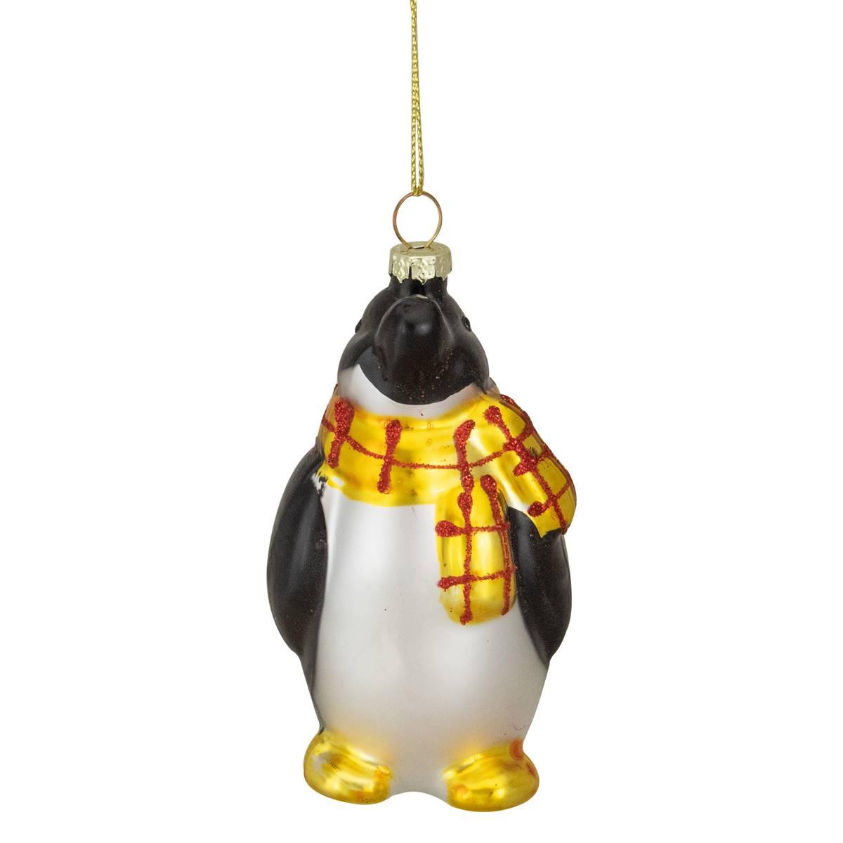 Northlight Seasonal 3.75in. Glass Penguin Christmas Ornament