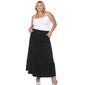 Plus Size White Mark Tiered Maxi Skirt - image 4