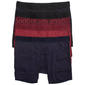 Mens Spyder 4pk. Liquid Cool No Fly Boxer Briefs - Black/Maroon - image 2