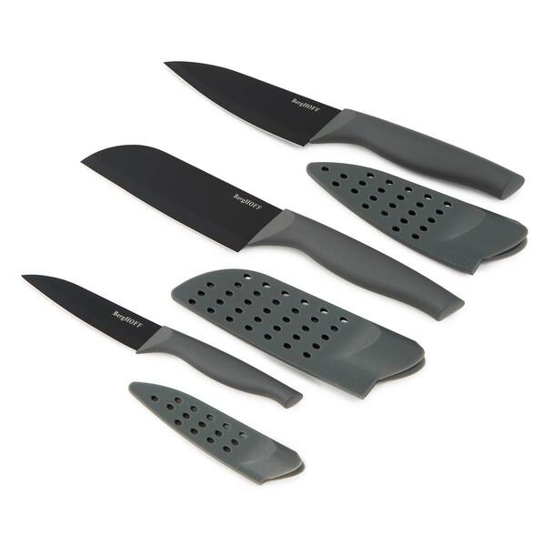 BergHOFF Vector Nonstick Stainless Steel 3pc. Knife Set - image 
