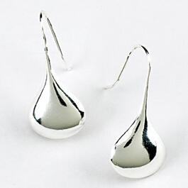 Silver Plated Teardrop Earrings
