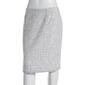 Petites Calvin Klein Tweed Skirt w/ Fringe Trimming - image 1