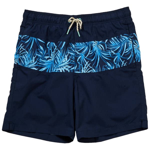 Mens Hawaiian Authentics Blocked Sandbar Swim Trunks - Boscov's