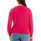 Womens Zac & Rachel Long Sleeve Solid Knit Beach Please Sweater - image 2