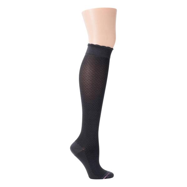 Womens Dr. Motion Neat Plait Moderate Compression Knee High Socks - image 