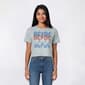 Juniors C-Life Mineral Wash AC/DC Oversized Logo Tee - image 1
