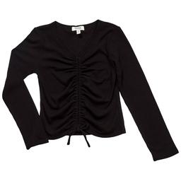 Girls (7-16) Speechless(R) Long Sleeve Ruched Front Top