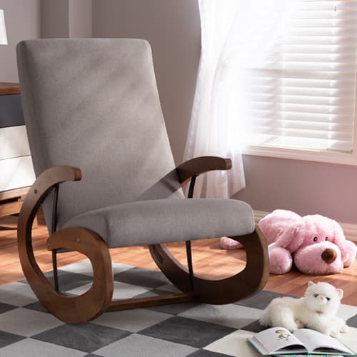 Baxton Studio Kaira Rocking Chair - image 