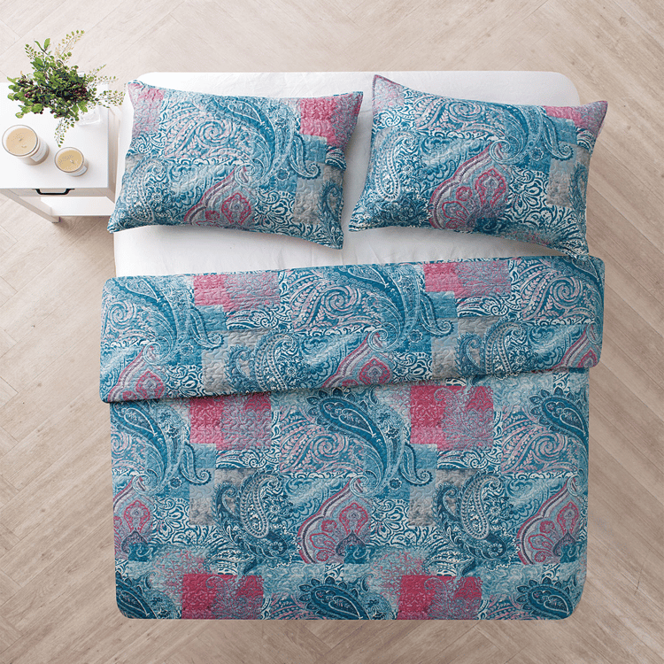 VCNY Home Ava 3pc. Paisley Quilt Set