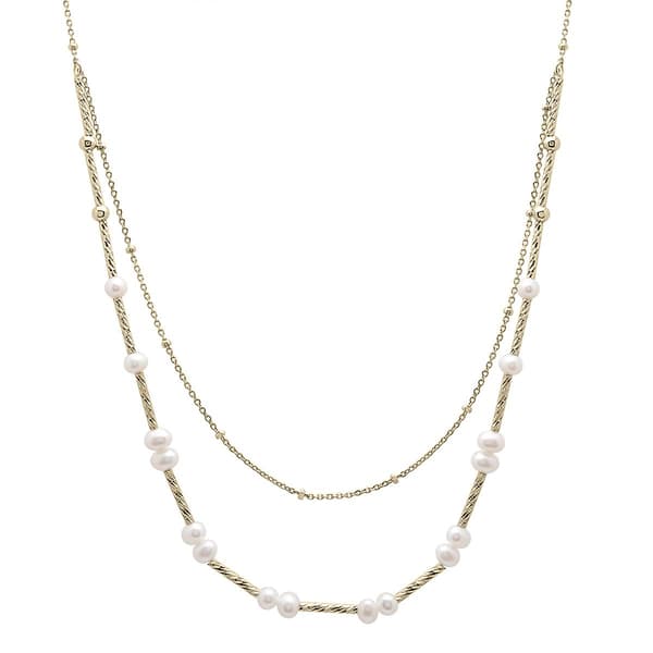 Precious Elegance&#40;tm&#41; Layered Pearl Necklace - image 