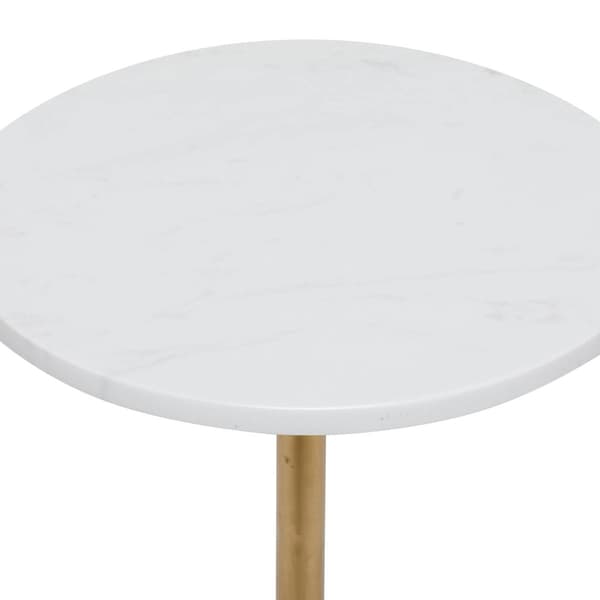 9th & Pike® Gold-Tone Metal Contemporary Accent Table