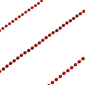 Northlight 15ft. Crimson Red Shiny Beaded Christmas Garland - image 4